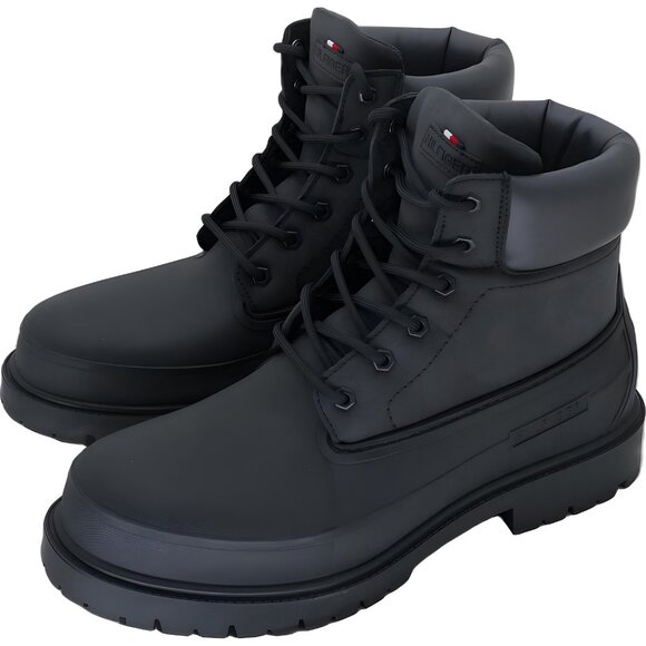 Tommy Hilfiger Men\'s Ruslan Lace-Up Rain Boots Navy 13M main image 5